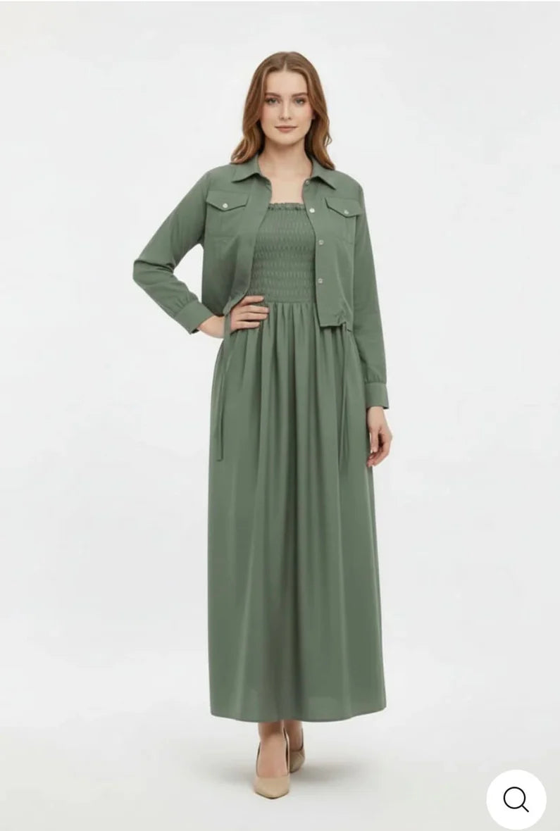 Western Smoking Coat Maxi (W-712)
