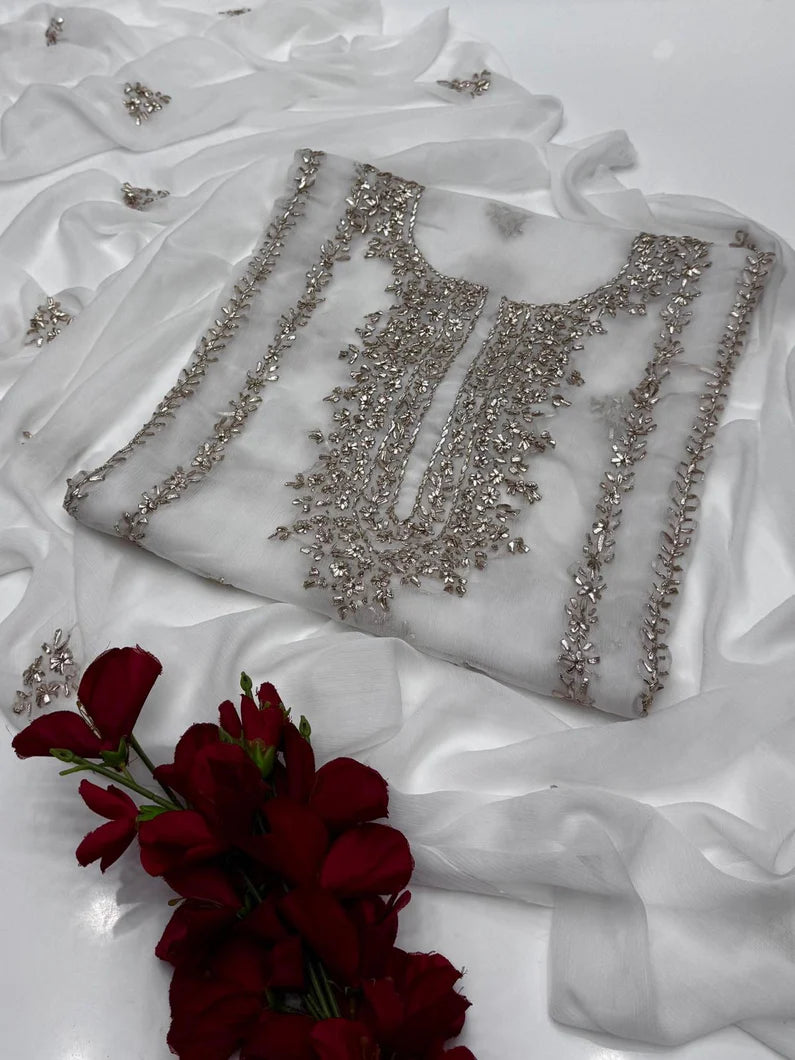 2 Piece Chiffon Kurta Gotta