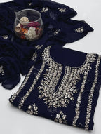 2 Piece Chiffon Kurta Gotta