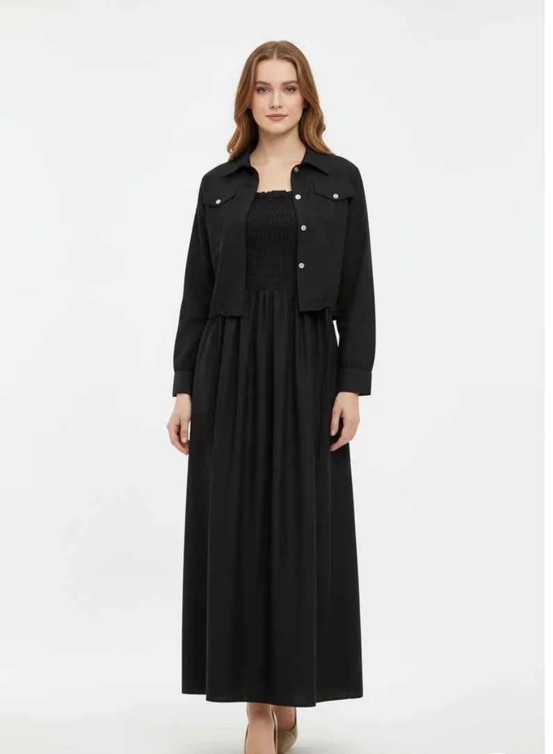 Western Smoking Coat Maxi (W-712)