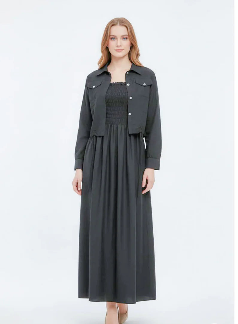 Western Smoking Coat Maxi (W-712)