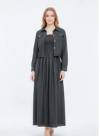 Western Smoking Coat Maxi (W-712)