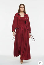 Western Smoking Coat Maxi (W-712)