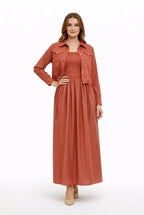 Western Smoking Coat Maxi (W-712)