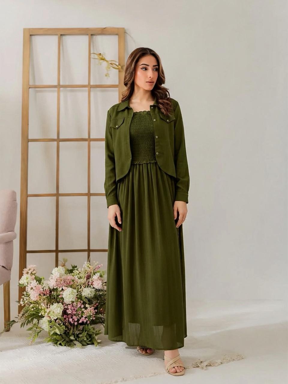 Western Smoking Coat Maxi (W-712)