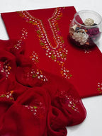 Multi Paaka Gotta Shirt on Pure Lawn